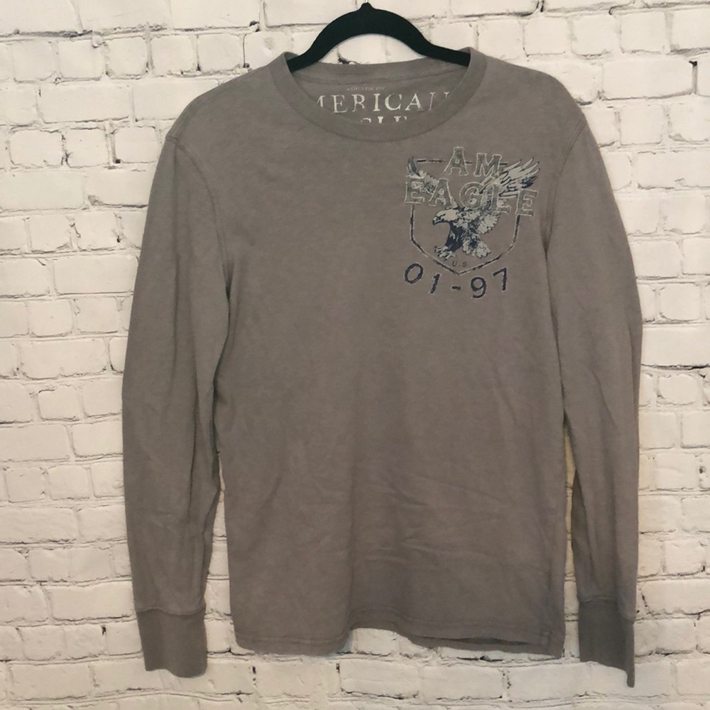 American Eagle Men’s Long Sleeve T-Shirt Small